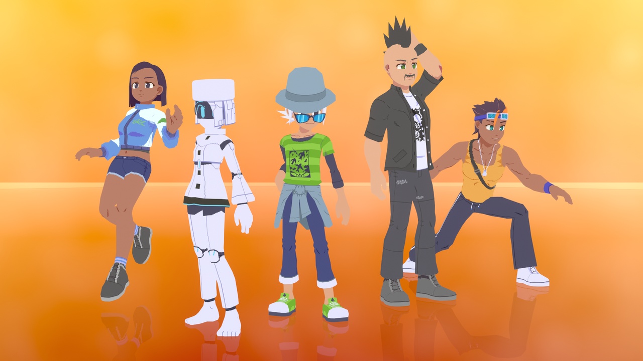 Media 1 for listing Anime Low Poly Characters β Starter Pack Vol. 3