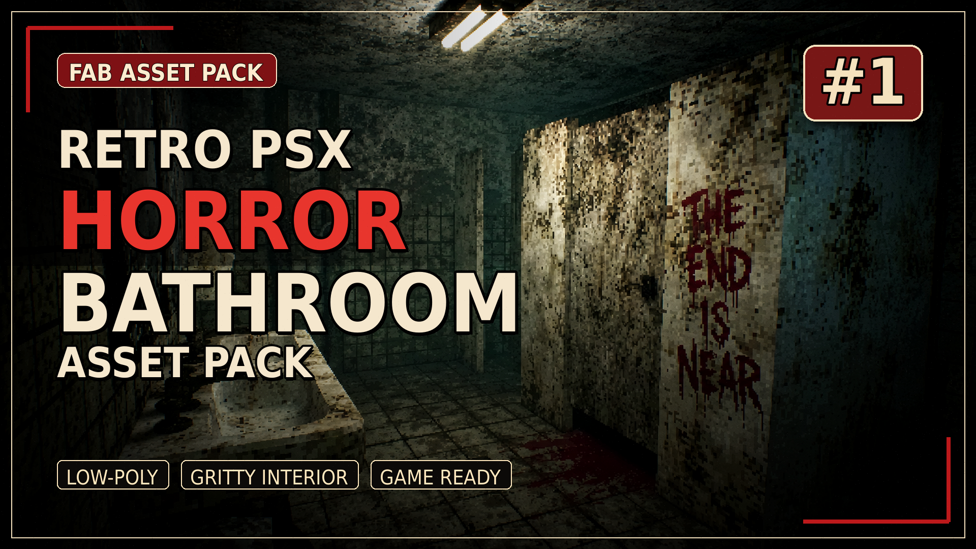 PSX Horror Bathroom Pack | Fab