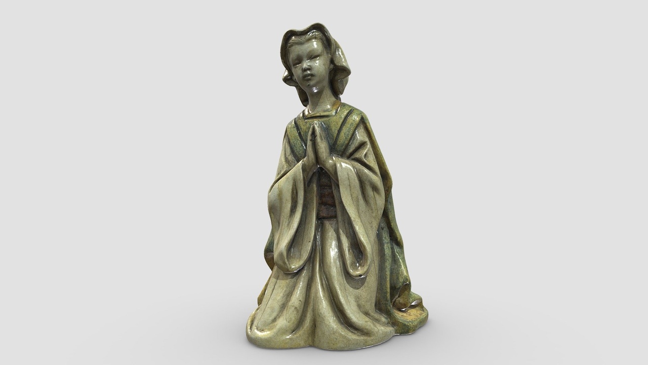 Media 1 for listing Nativity scene figurine: Mary Belén Porcelain