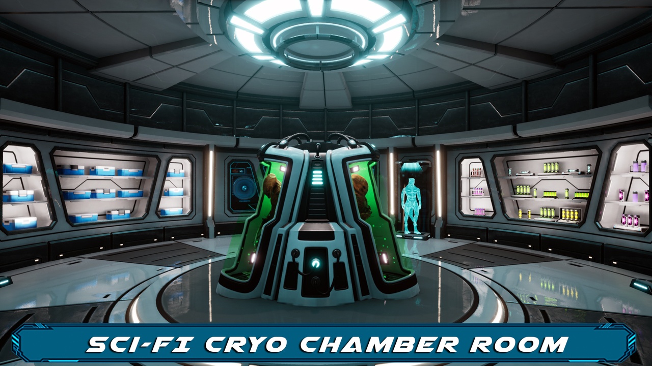 Media 1 for listing Sci-Fi Cryo Chamber Space Room