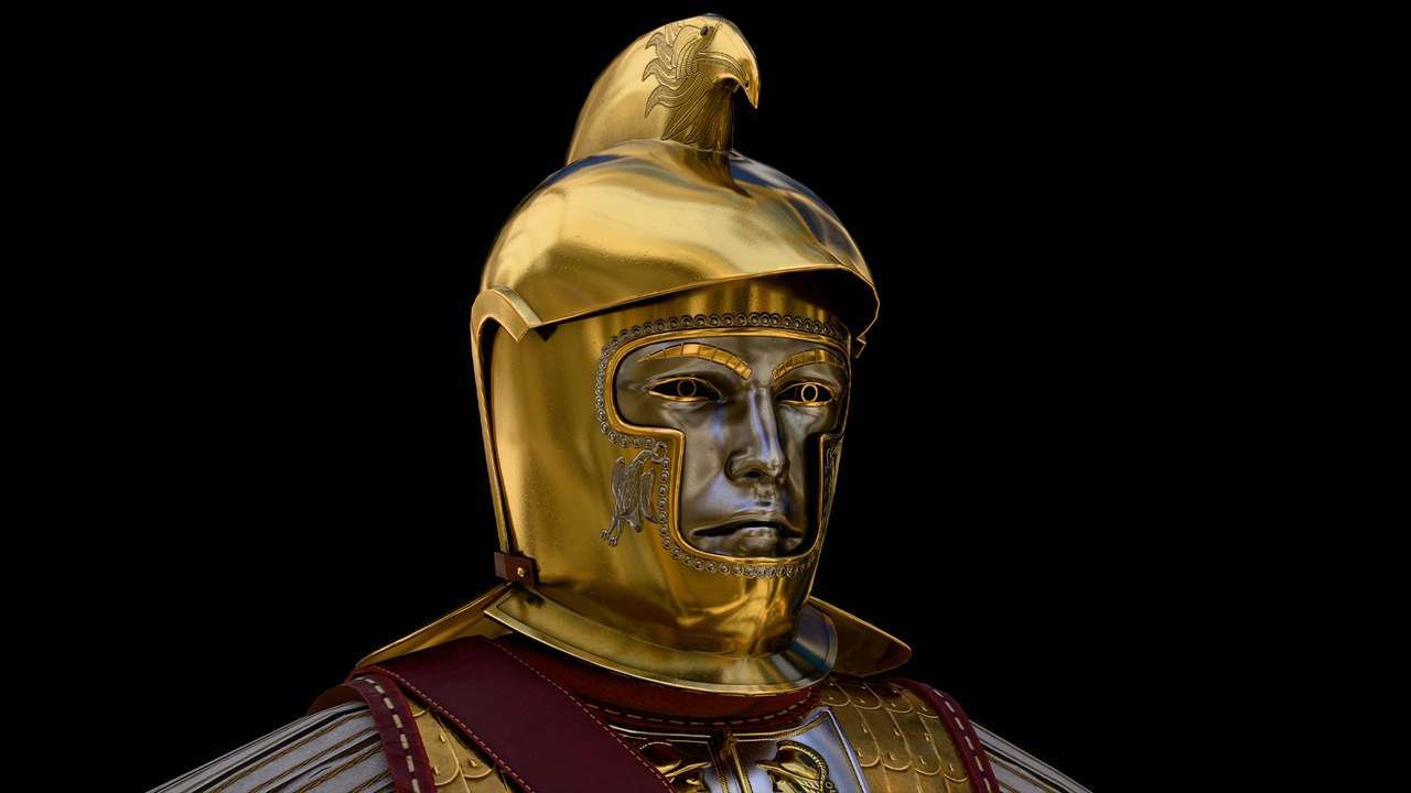 Media 1 for listing 3rd Century Roman Auxiliary Cavalryman – High-Detail 3D Model