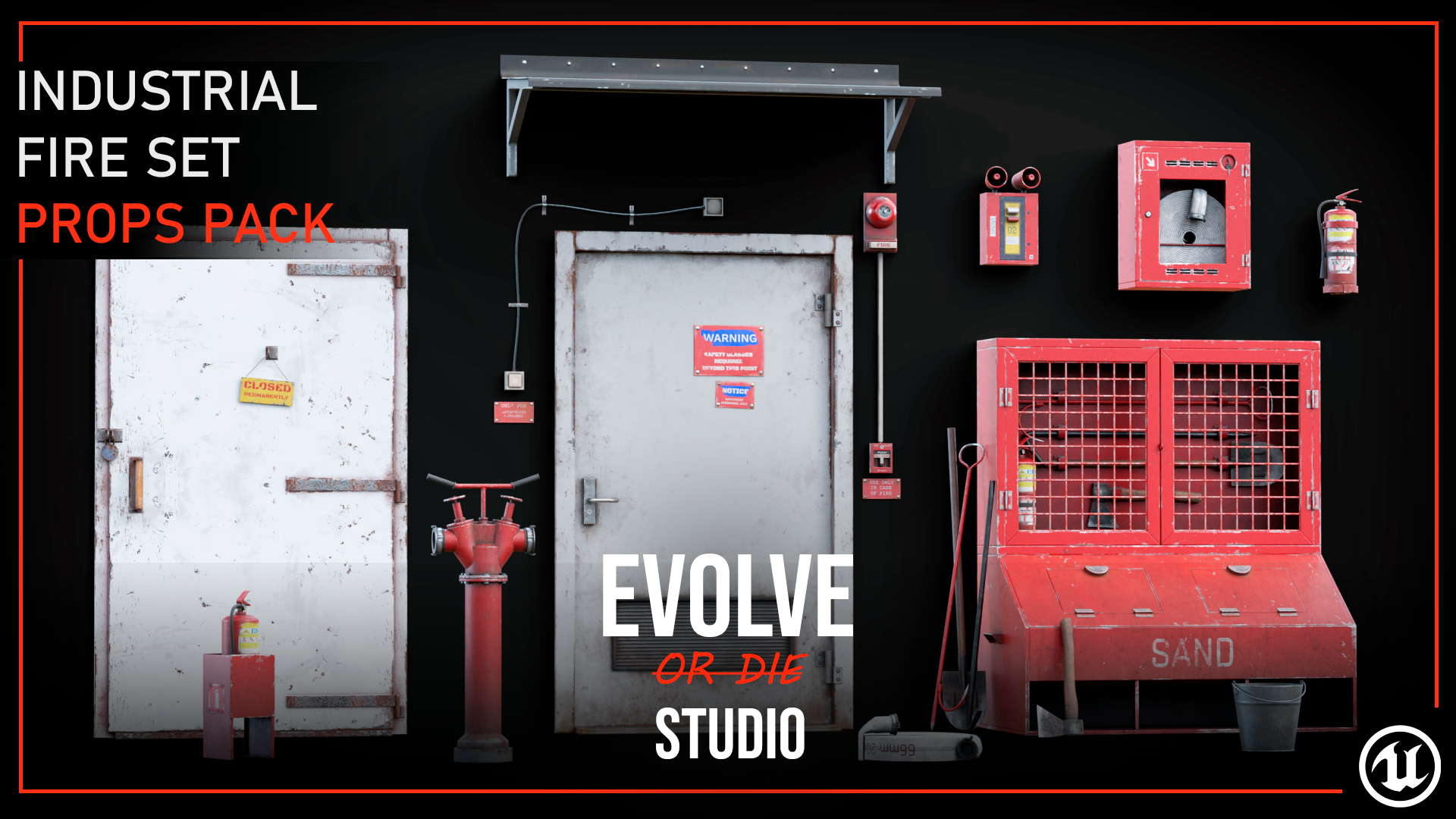 Fire Equipment Props Pack | Fab