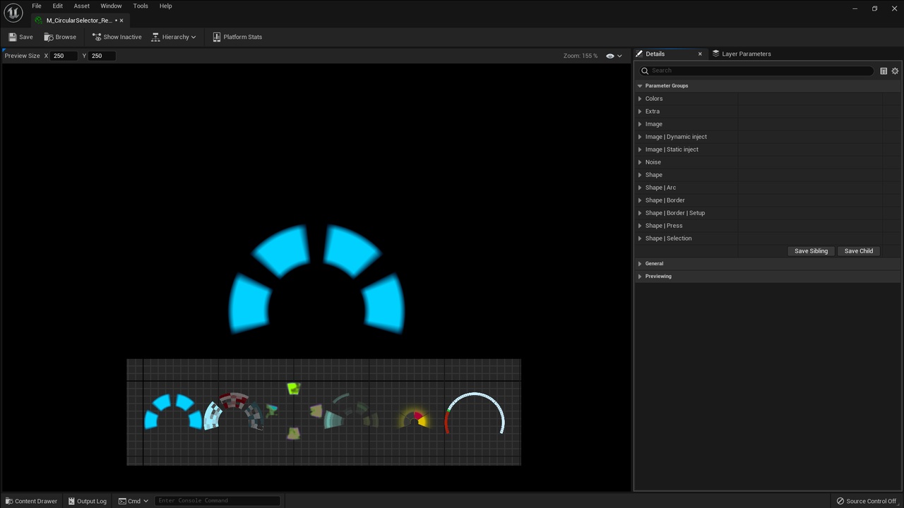 Media 1 for listing Circular/Radial Selector Generator