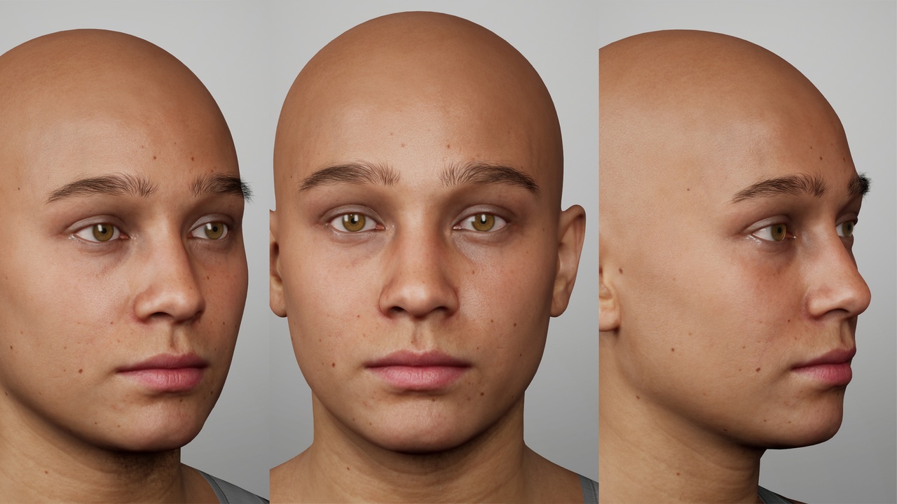 Media 1 for listing Natural Thick Male Eyebrows Groom for MetaHuman