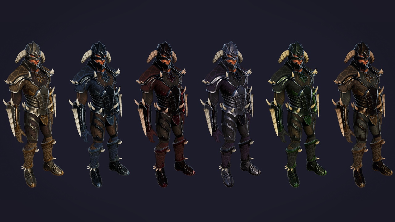 Media 1 for listing Dragon Hunter Armor Set - Stylized RPG