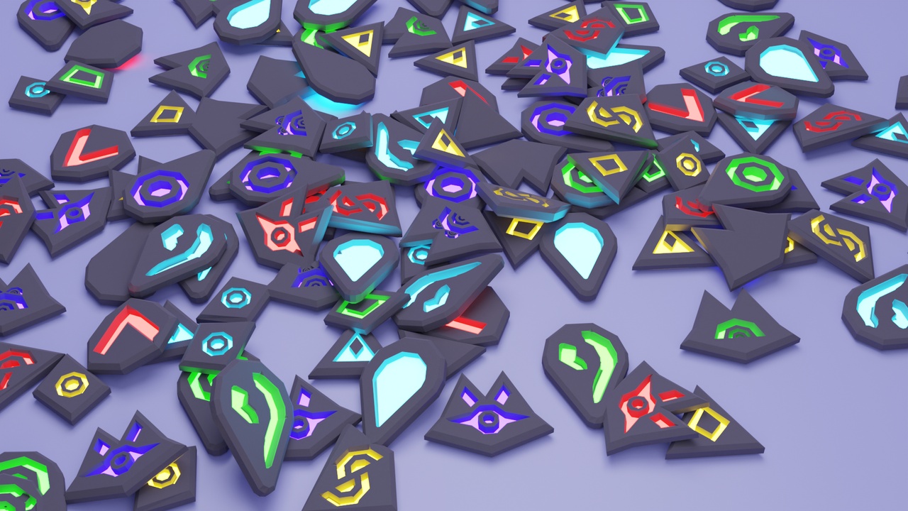 Media 1 for listing Lowpoly Decorative Stone Set (Poly Art Style)