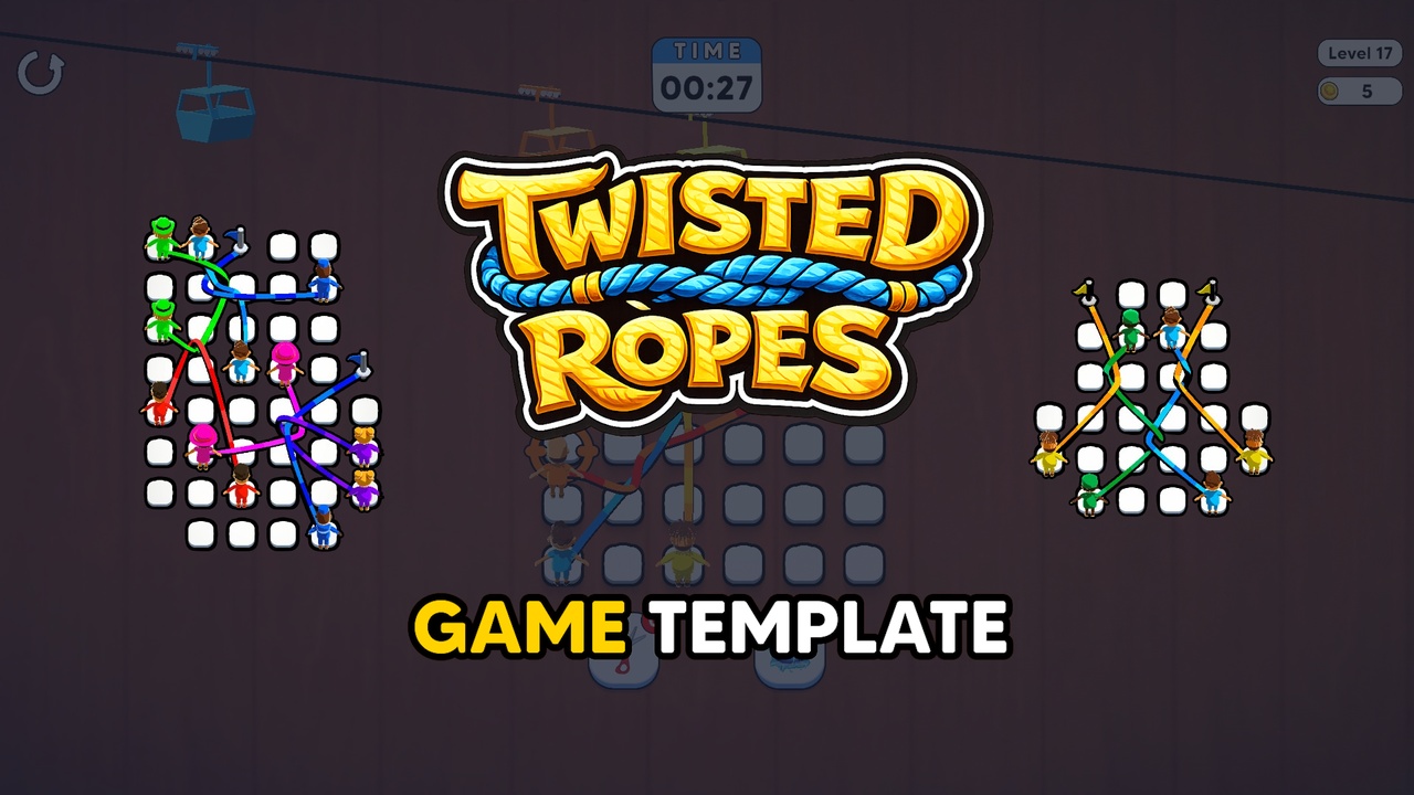 Media 1 for listing Rope Puzzle - Game Template
