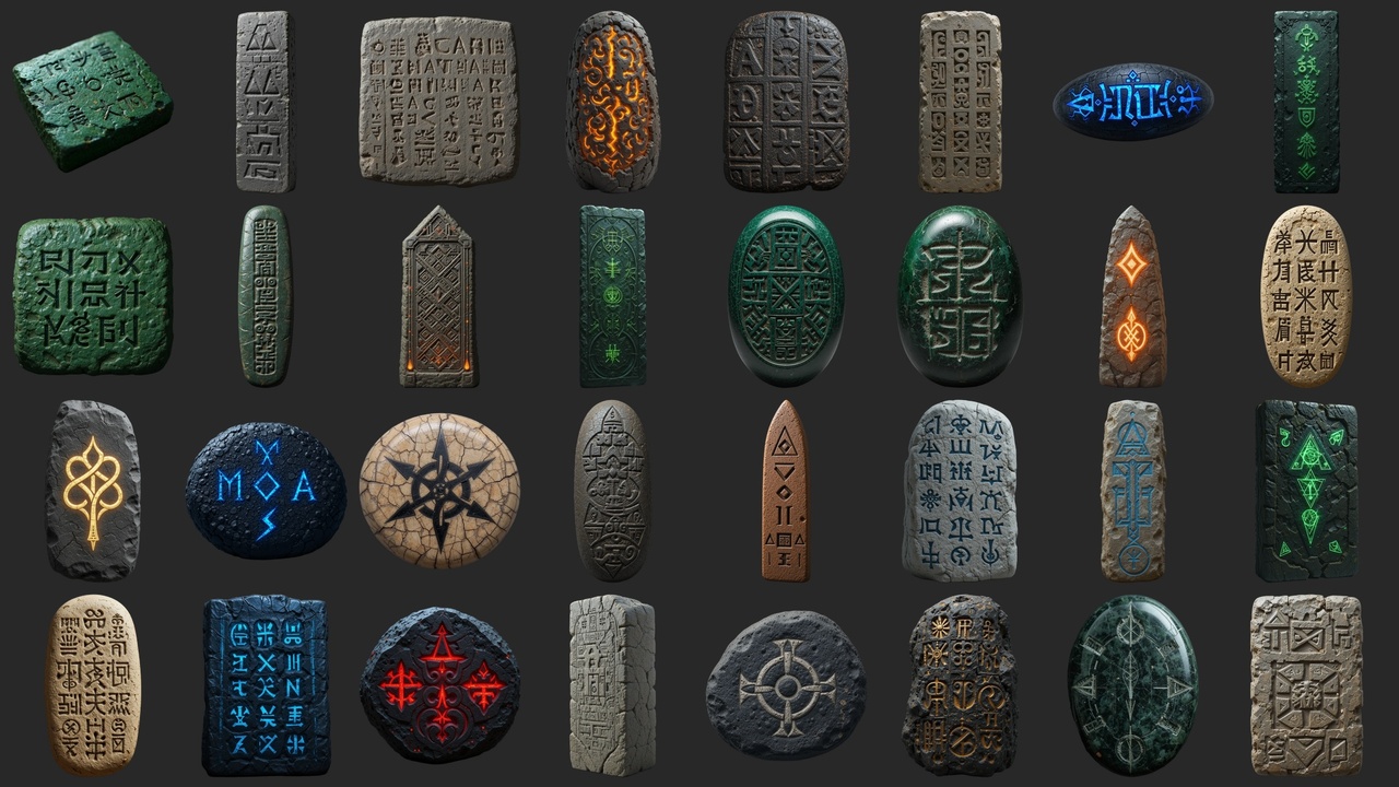 Media 1 for listing 81 Mystic Runestone - Icons