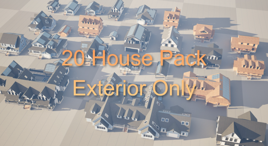 20 House pack Exterior only | Fab