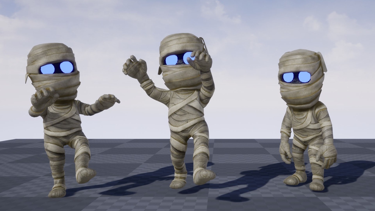 Media 1 for listing Stylized Mummy