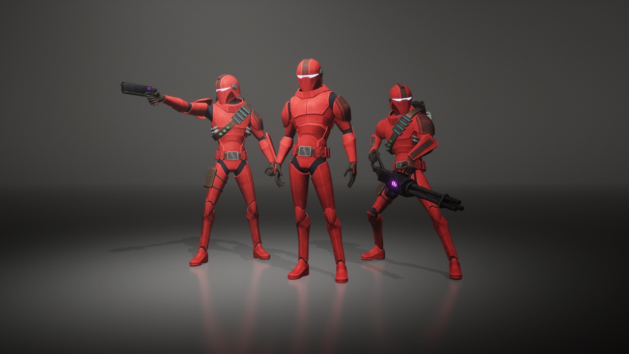 Media 1 for listing Stylized Armored Trooper