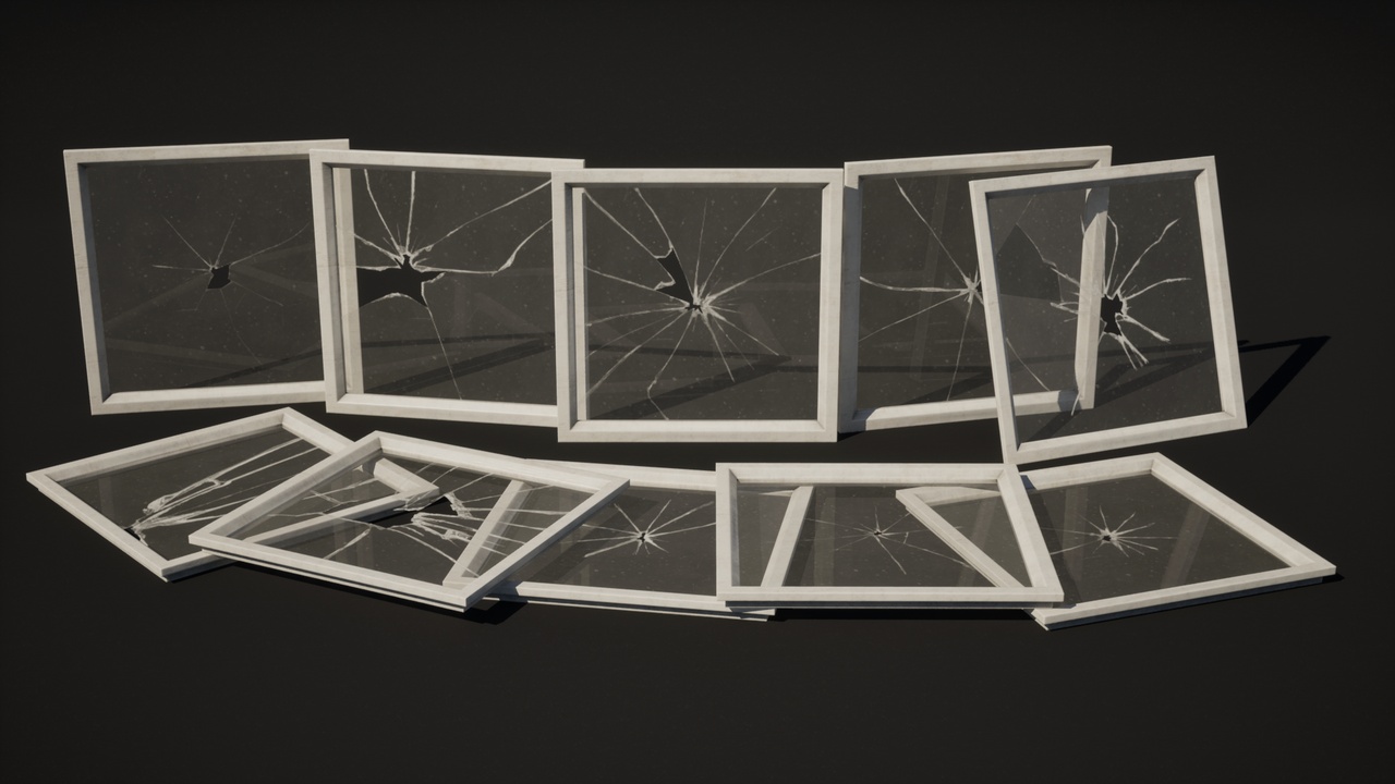 Media 1 for listing Glass Material: Broken Glass