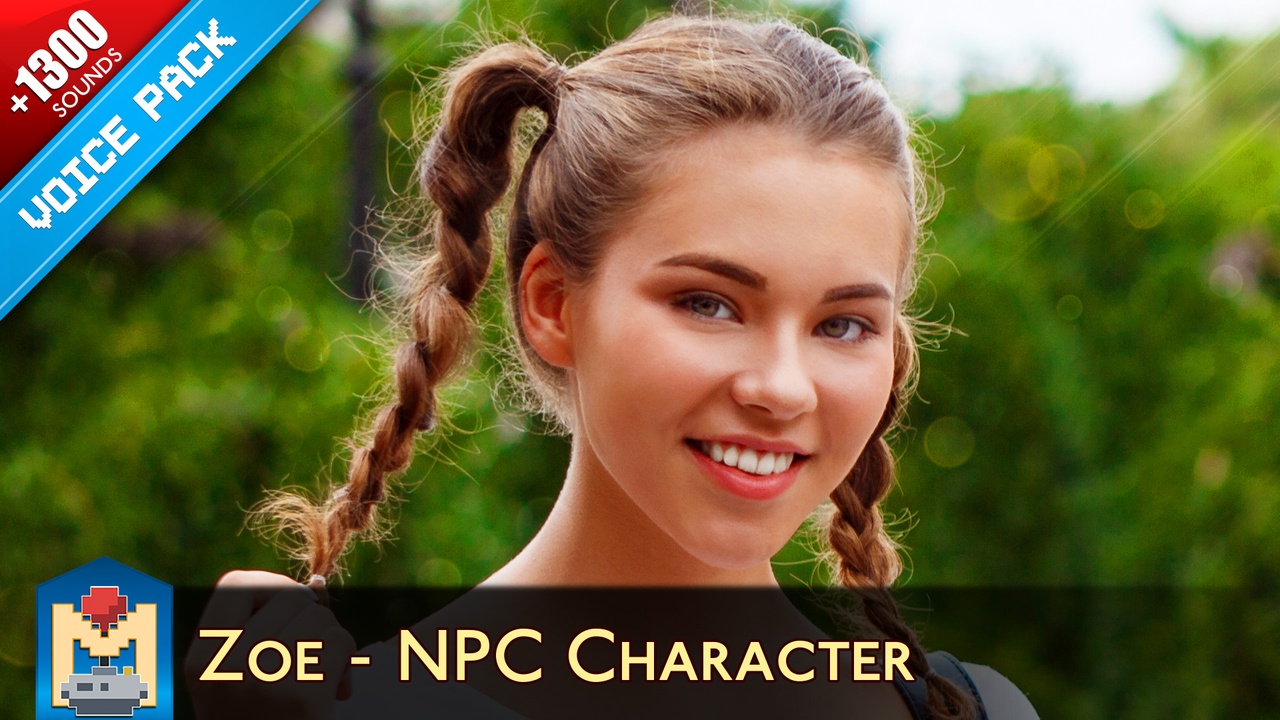 Multimedia 1 para anuncio Zoe - NPC Character Voice Pack