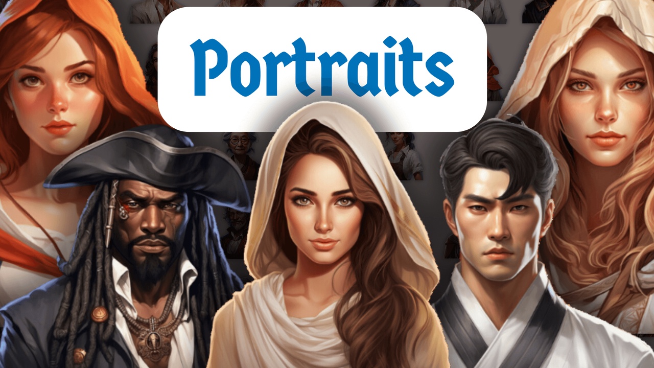 Media 1 for listing Portraits Mega Pack - 435 PNG