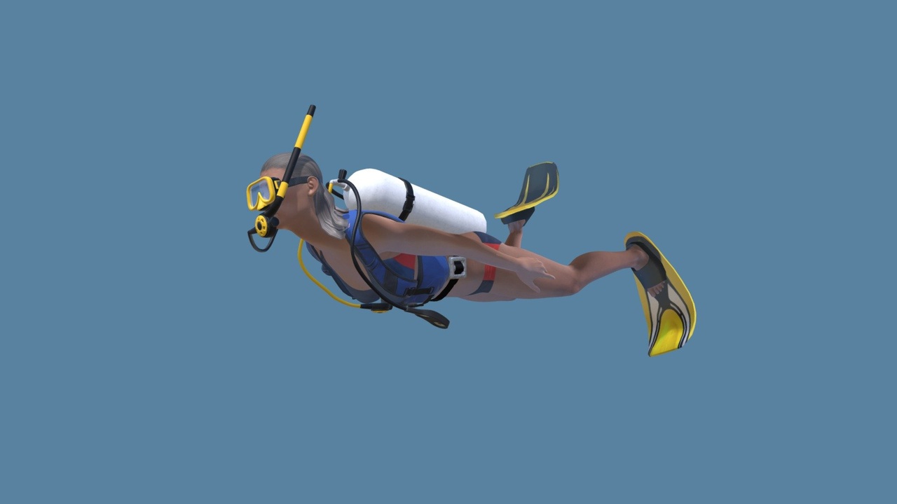 Media 1 for listing Scuba Diver Swimming Female - Lynn