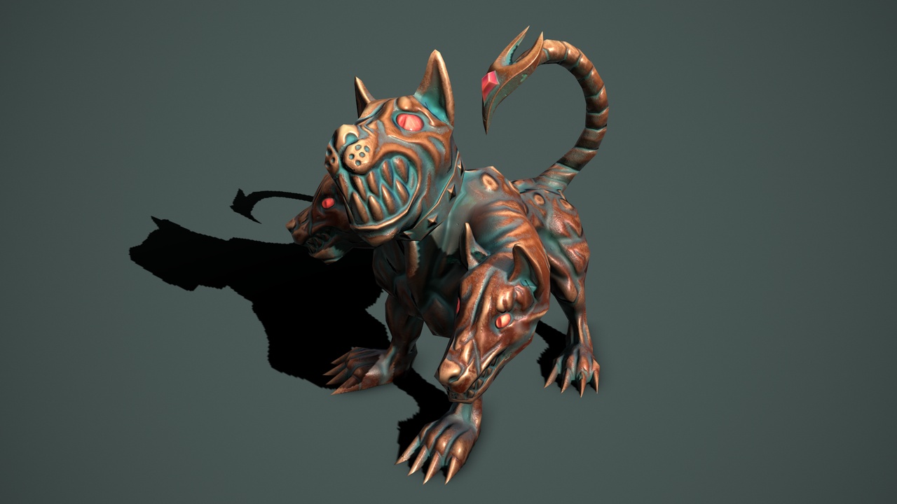 Media 1 for listing Statue cerberus