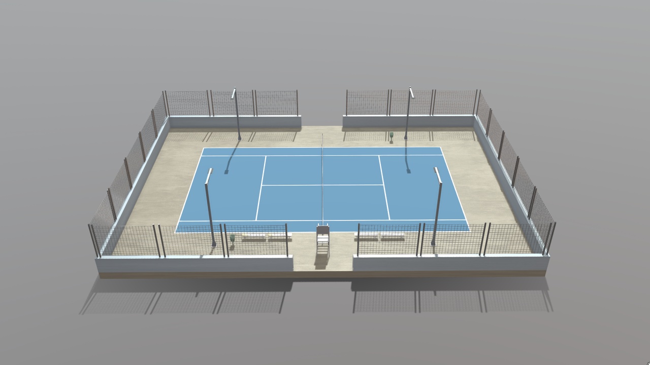 Media 1 for listing Tennis court