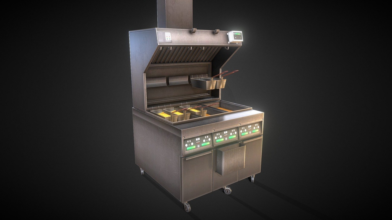 Media 1 for listing Deep Fryer Machine C
