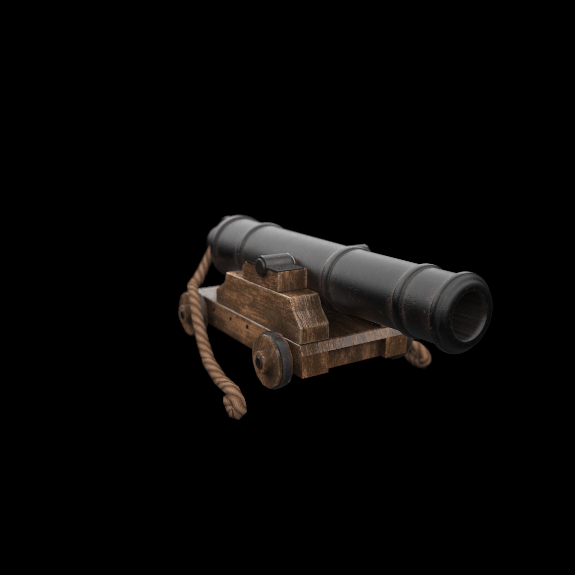 Media 1 for listing Ship Cannon Lowpoly PBR