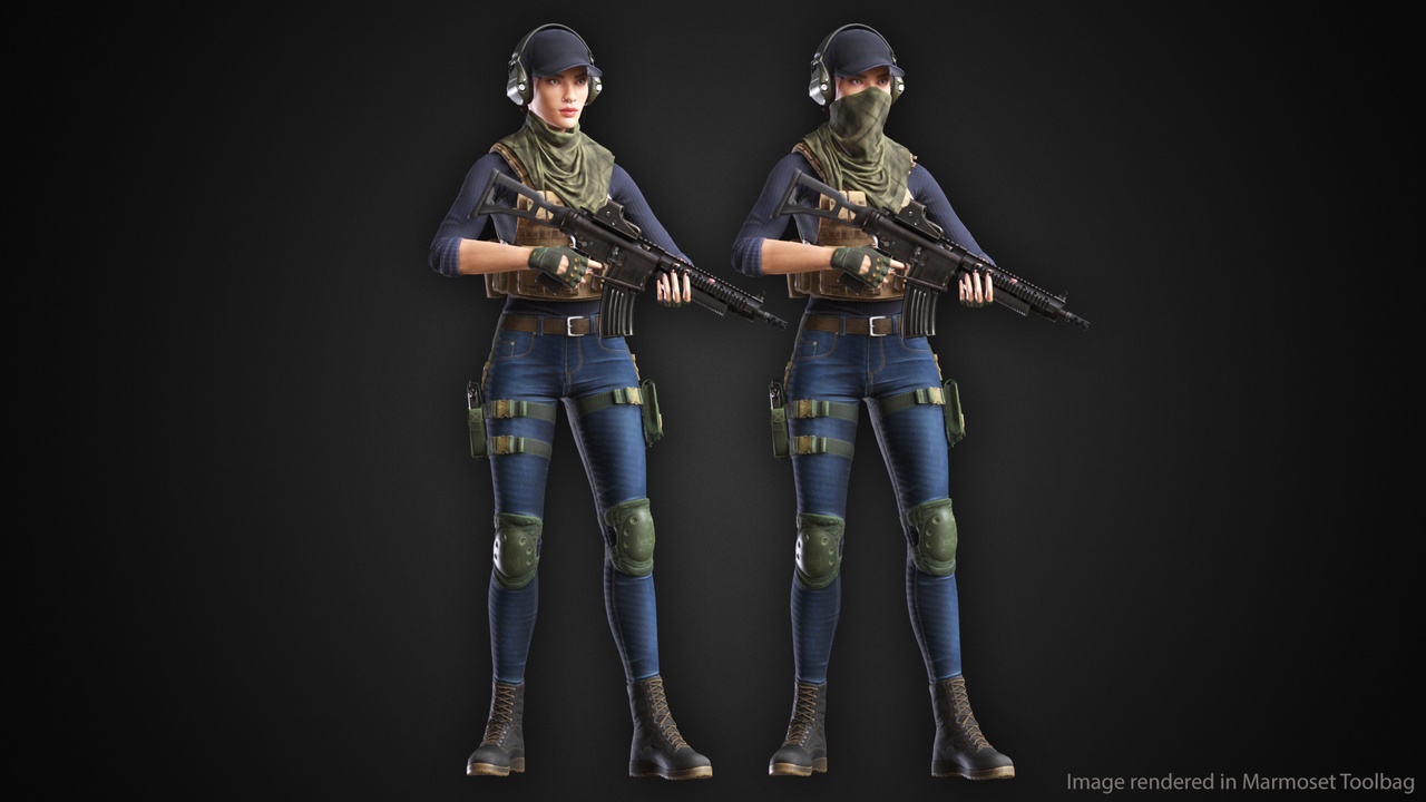 Media 1 for listing Girl Spec Ops Soldier