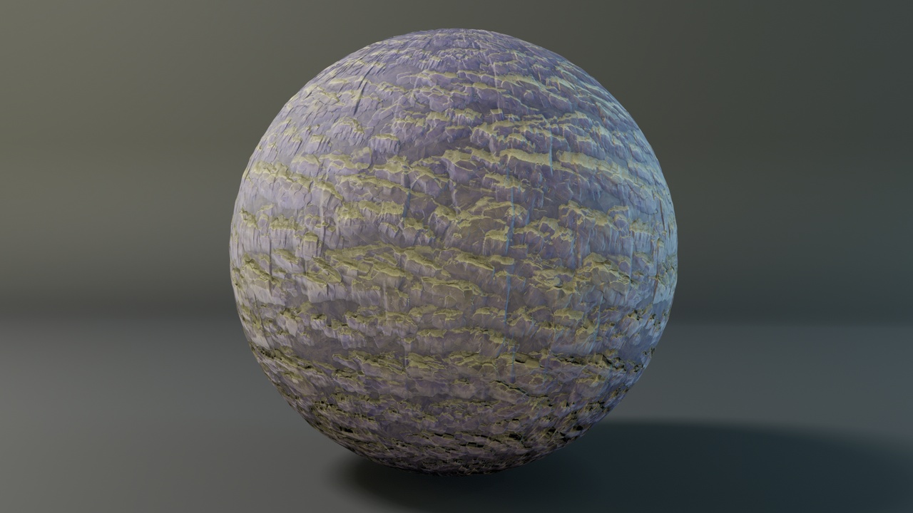 商品 Stylized Ground Rock Material 的媒体 1