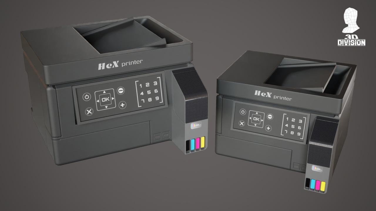 Media 1 for listing Office Printer - PBR Game Ready