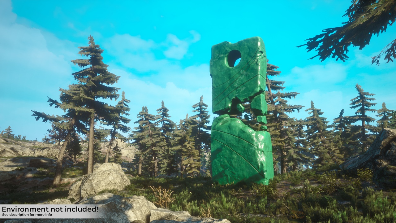 Media 1 for listing Monolith and Floating Objects - Rigged and Animated