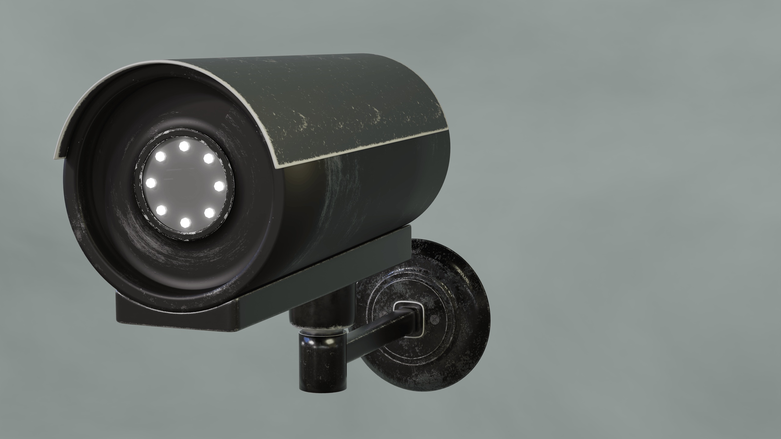 Surveillance Camera 3D Model Game Ready Asset