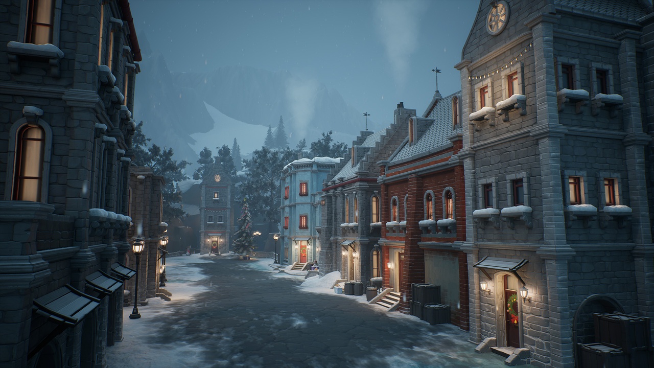Media 1 for listing Stylized winter city environment