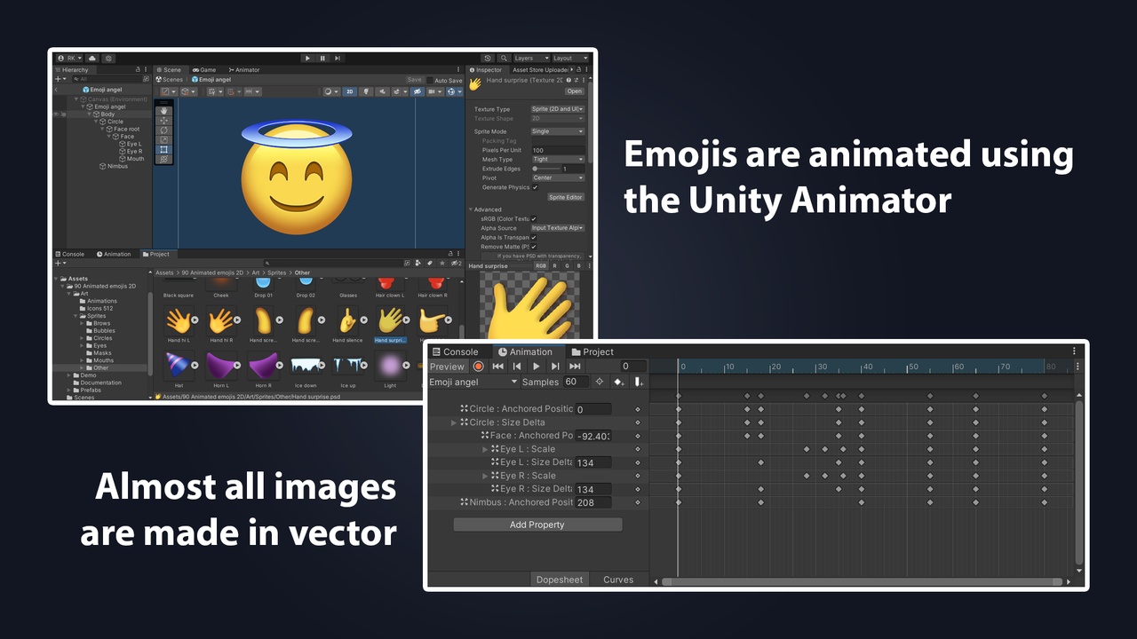Média 1 pour l'article 90+ Animated emojis 2D + Bubbles