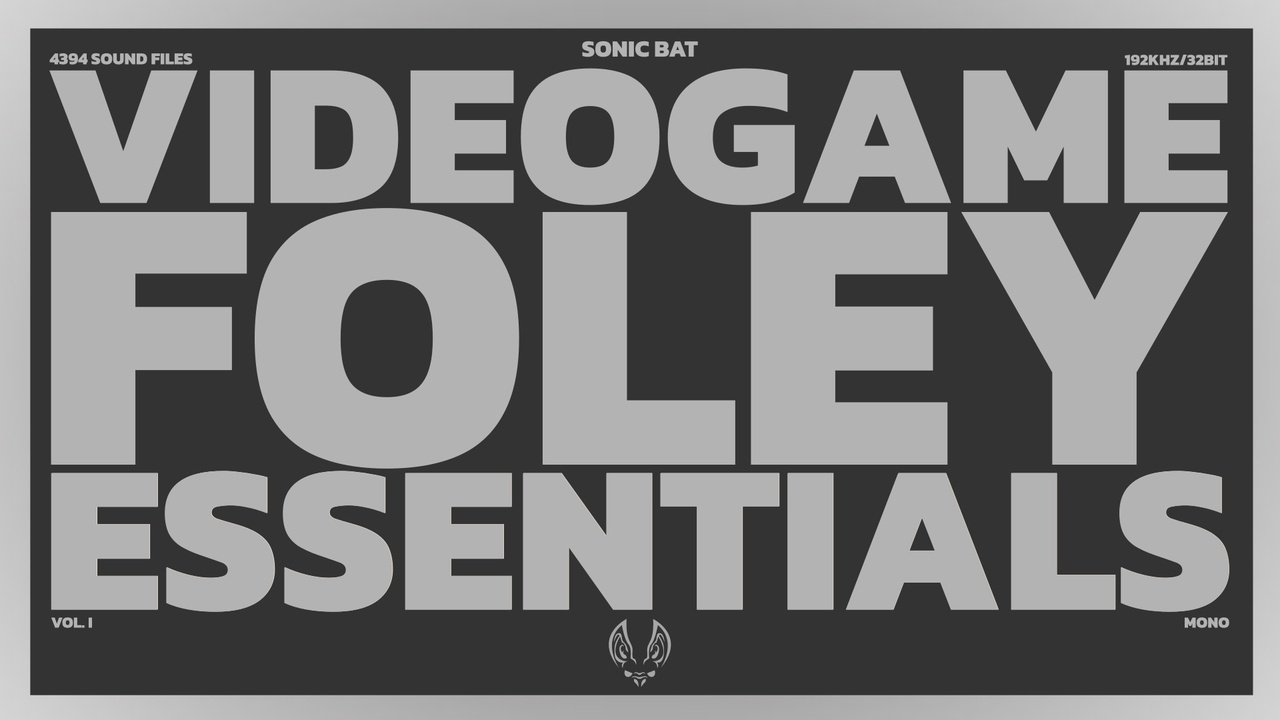 Media 1 for listing Videogame Foley Essentials Vol. I