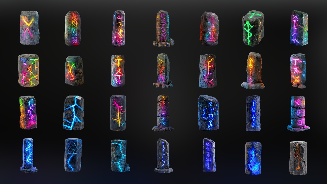 Media 1 for listing Fluorescent Stones - Icon Pack