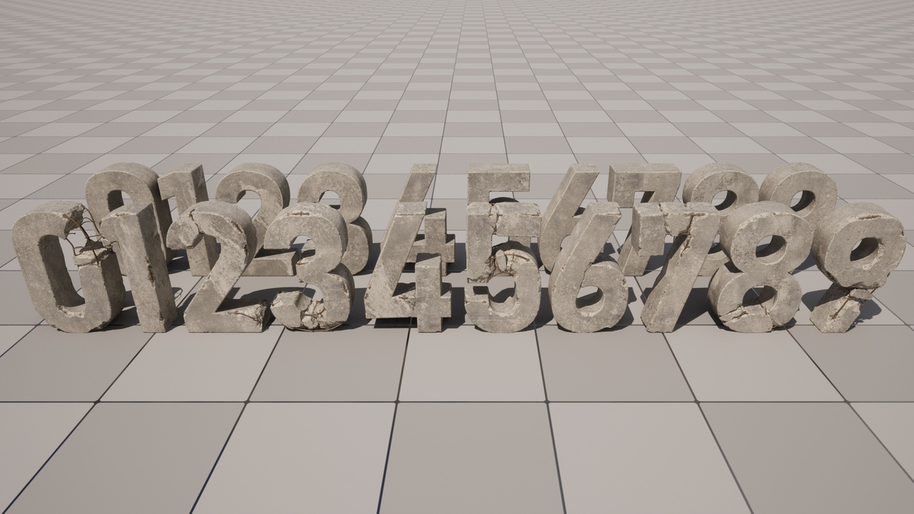 Media 1 for listing Concrete numbers v.1