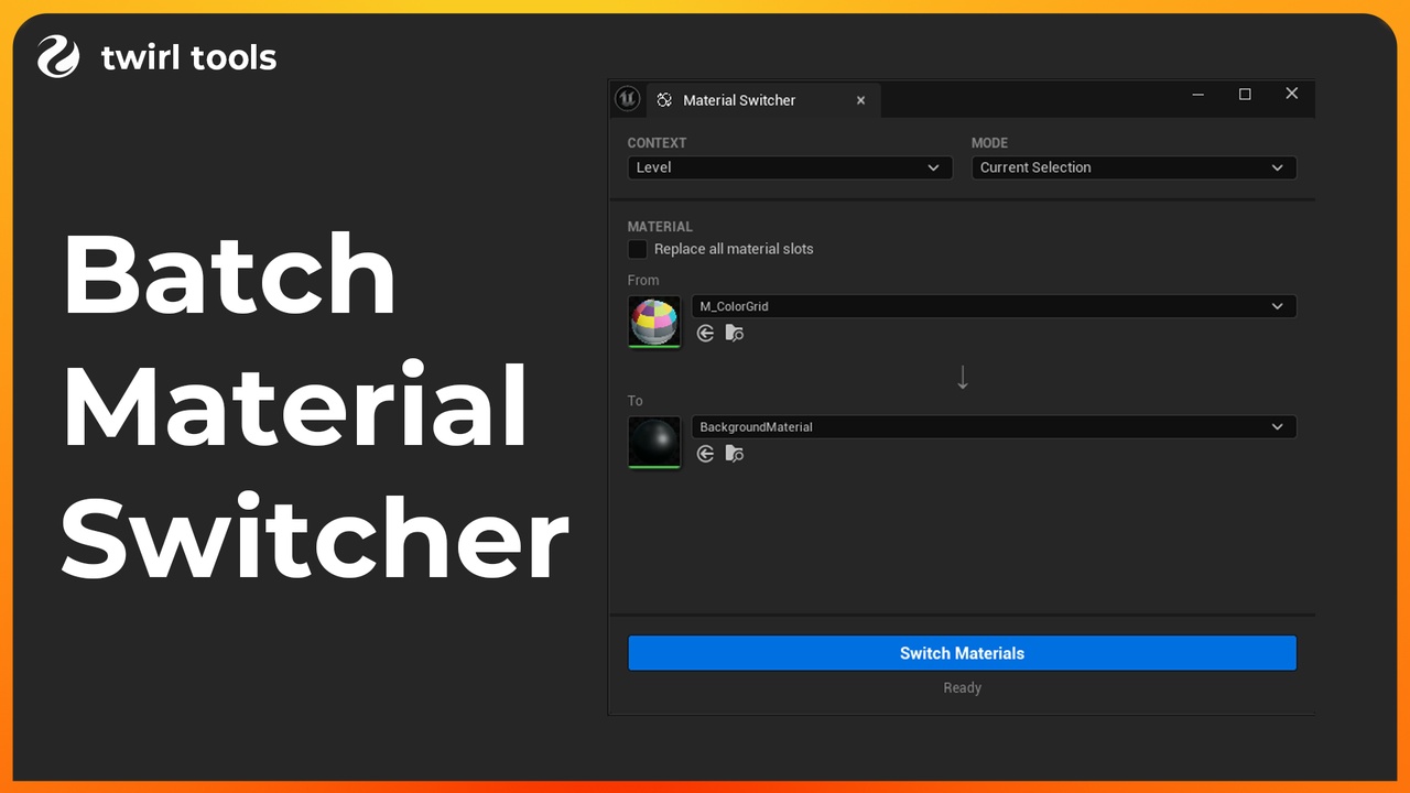 Media 1 for listing Material Switcher – Batch Material Replacement