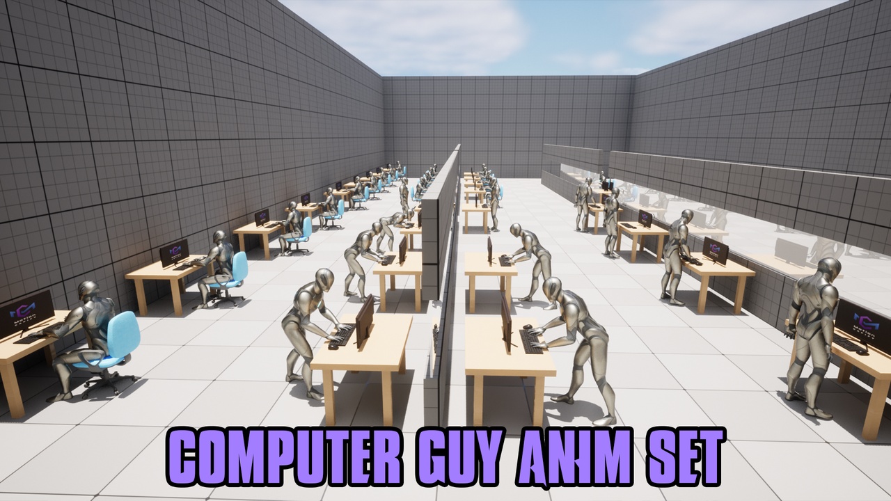 Media 1 for listing Computer Guy Anim Set
