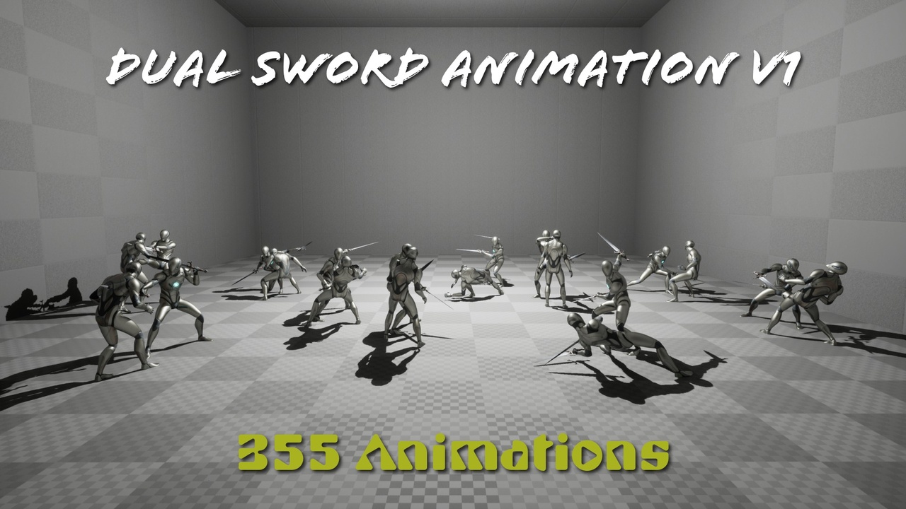 Media 1 for listing Dual Sword Animations V1