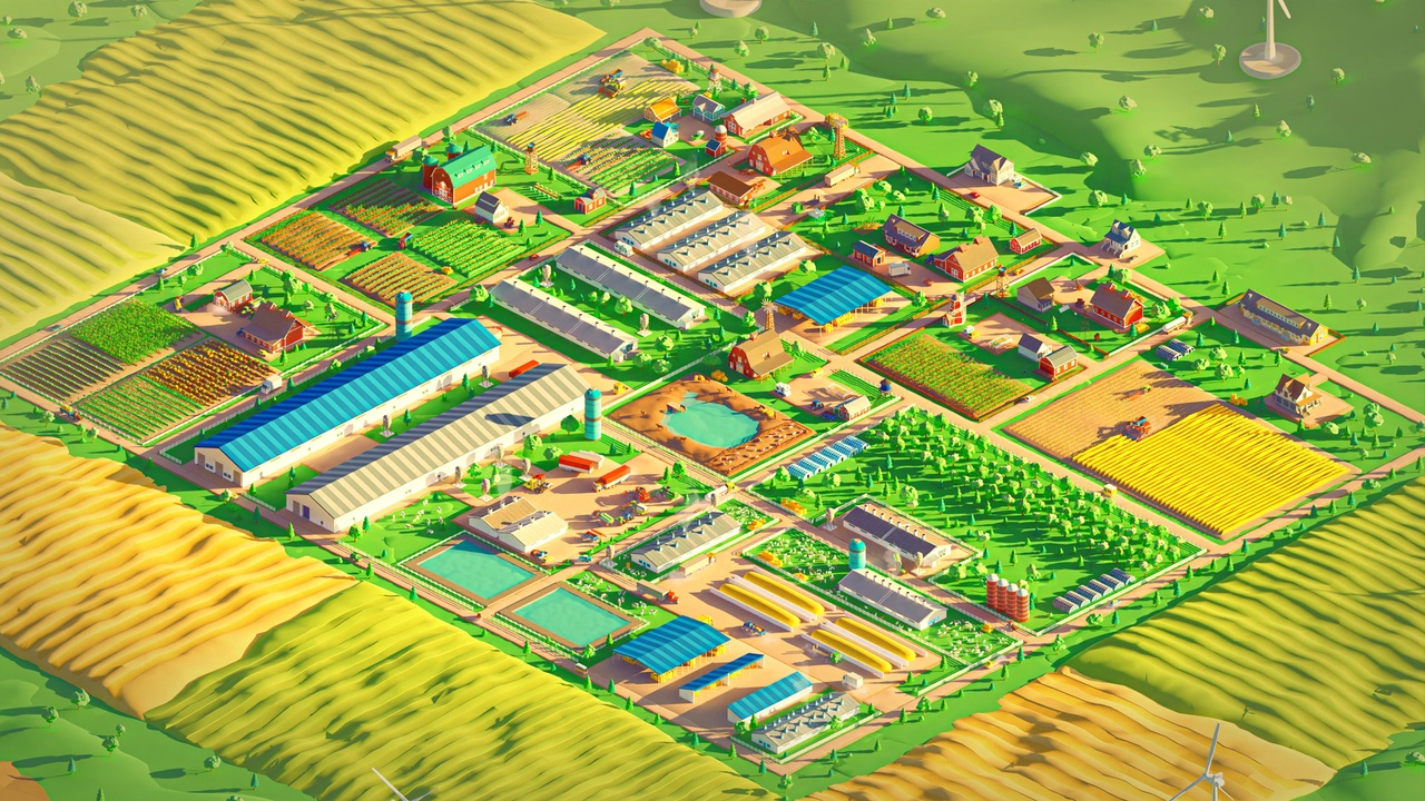 Media 1 for listing Farm - Low Poly 3D Models Pack