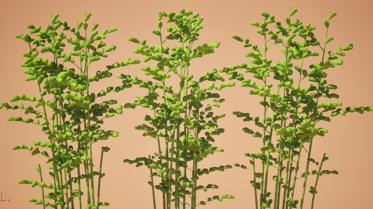 Media 1 for listing Low Poly: Bamboo Trees