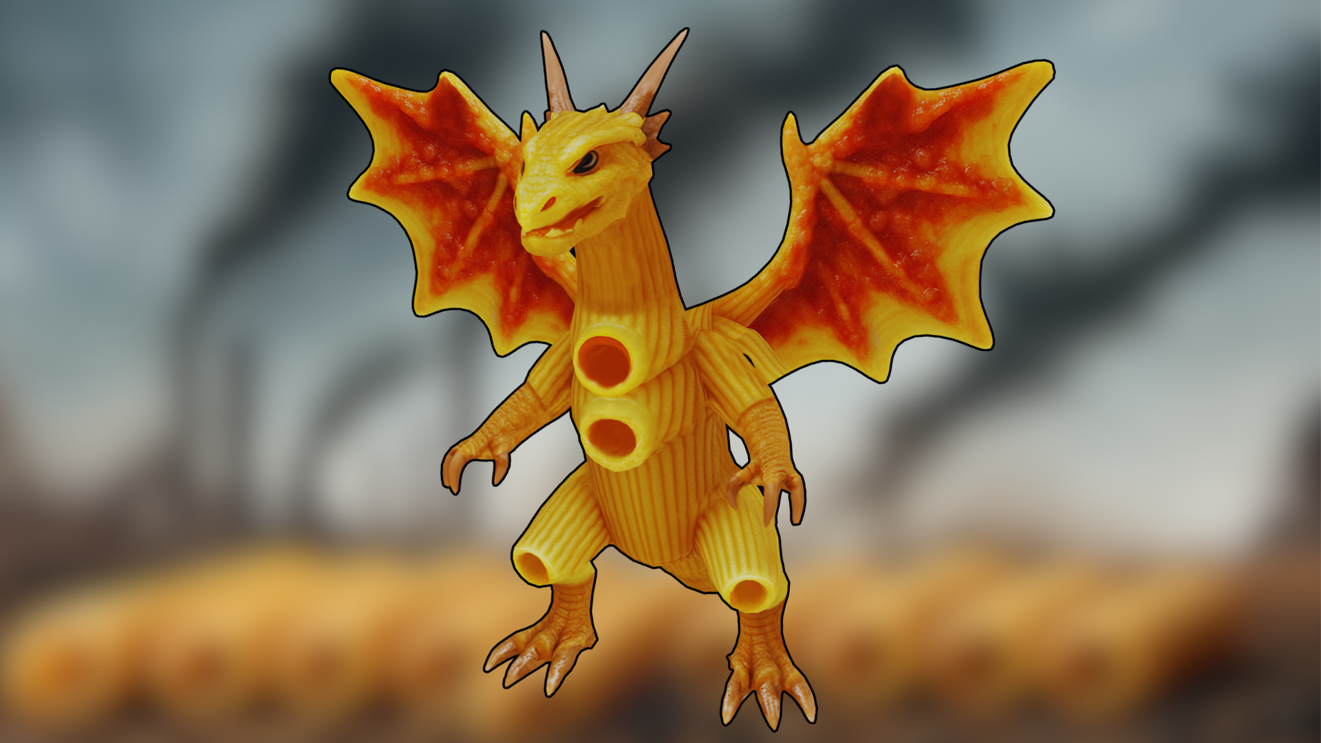 Cannelloni Dragoni Brainrot Character Animated | Fab