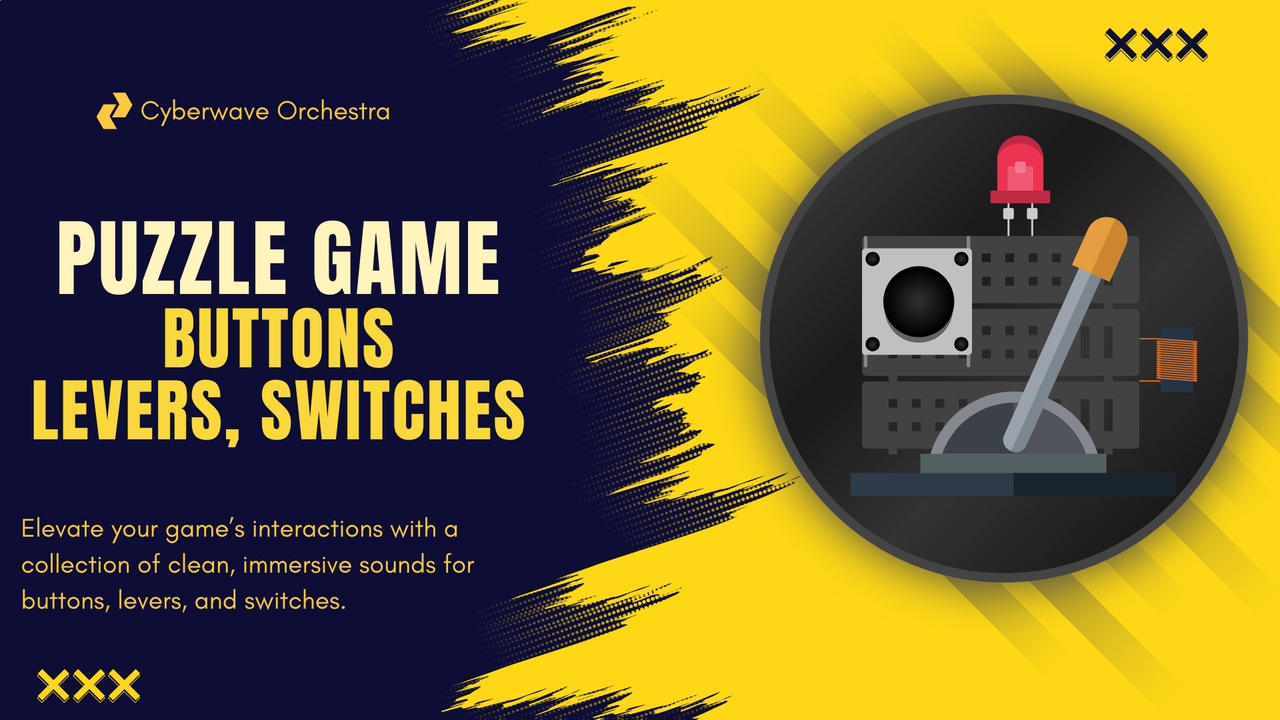 Media 1 for listing Button Sounds - Switches & Levers Pack