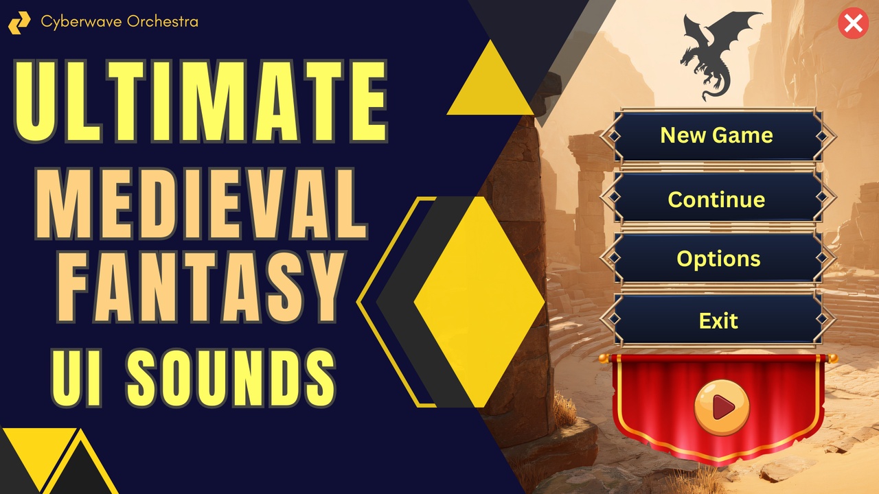 Media 1 for listing Ultimate Medieval Fantasy UI Sound Effects
