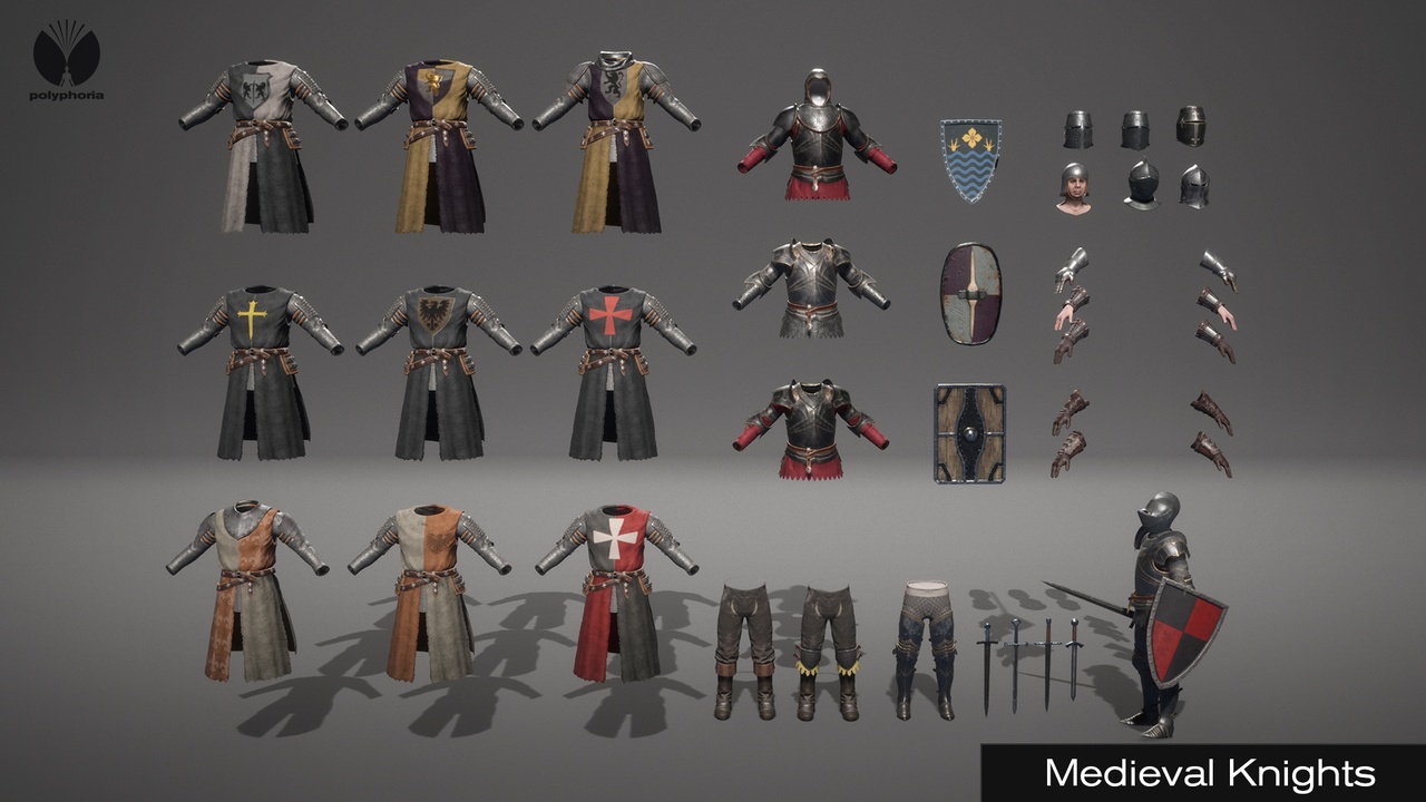 Media 1 for listing Medieval Knights Bundle - Metahuman