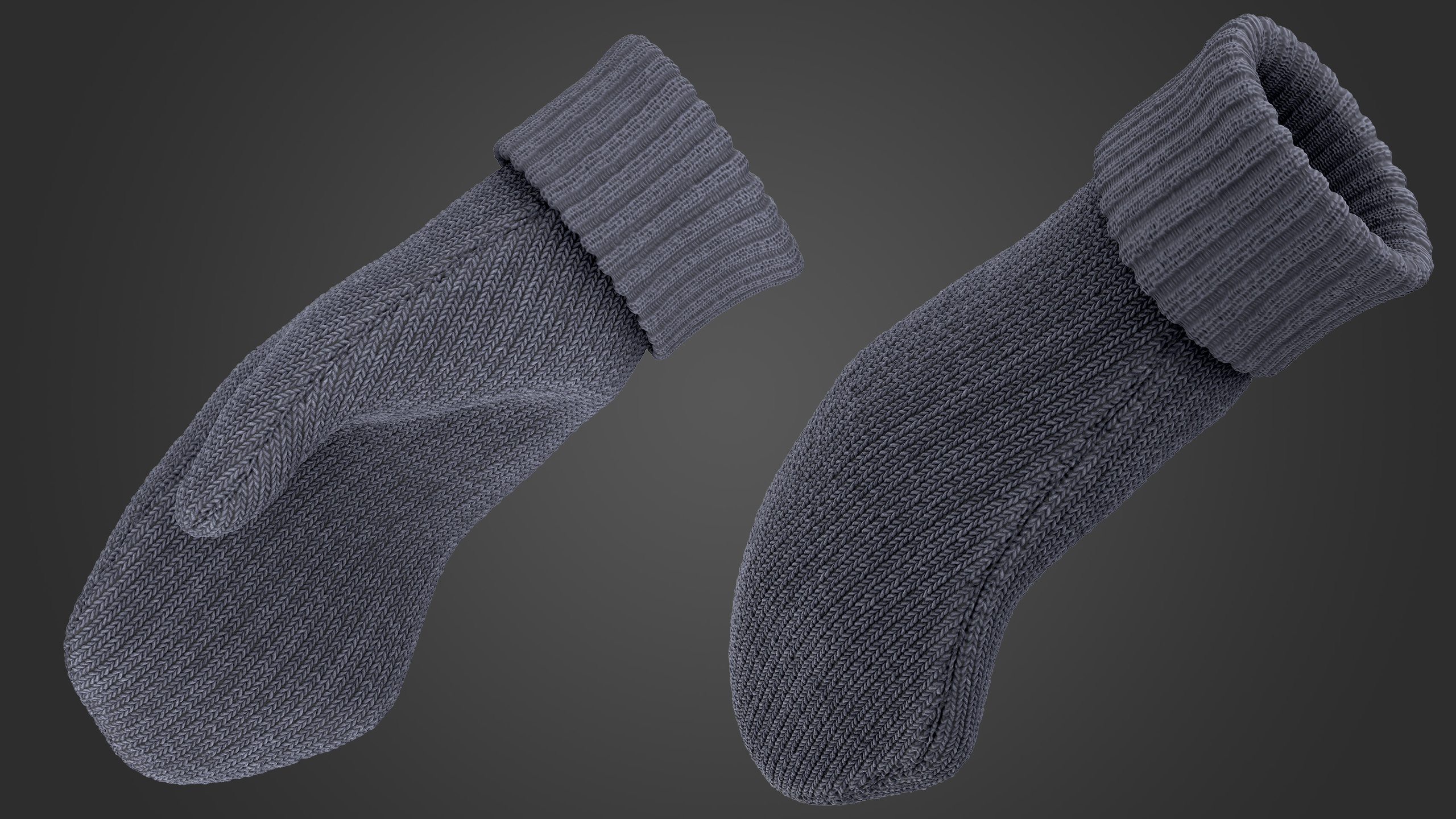 File multimediali per l'articolo Knitted Wool Mittens: 1