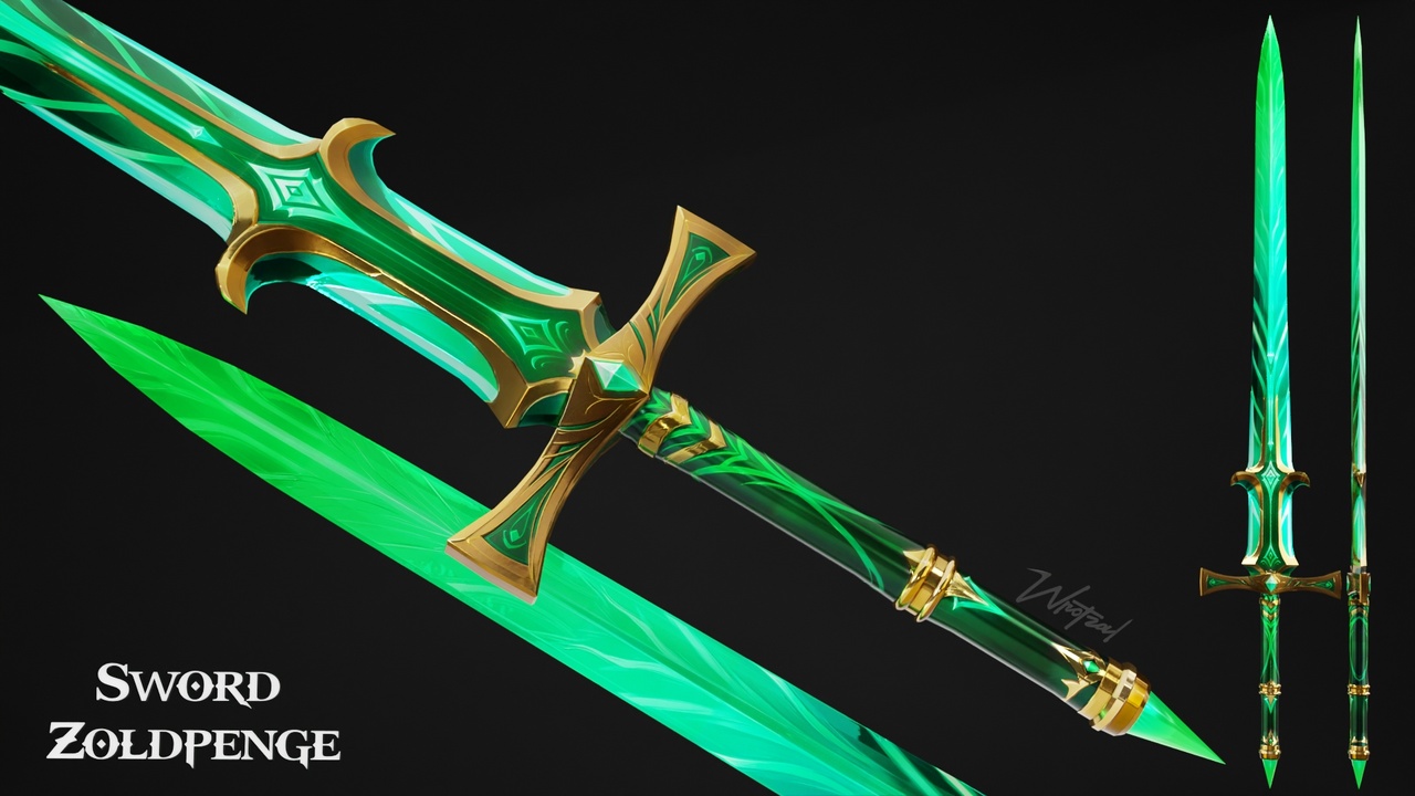 Media 1 for listing Sword Zoldpenge [Stylized Fantasy]