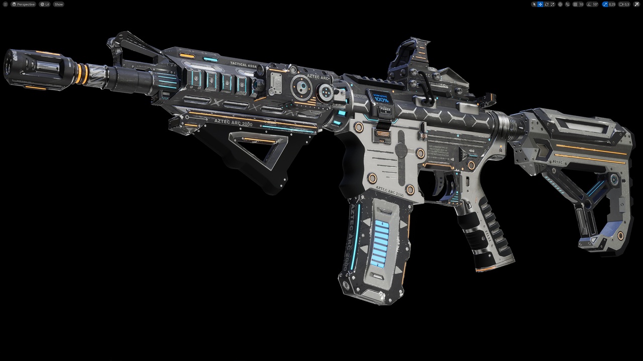 Media 1 for listing SCI-FI ASSAULT RIFLE - M4