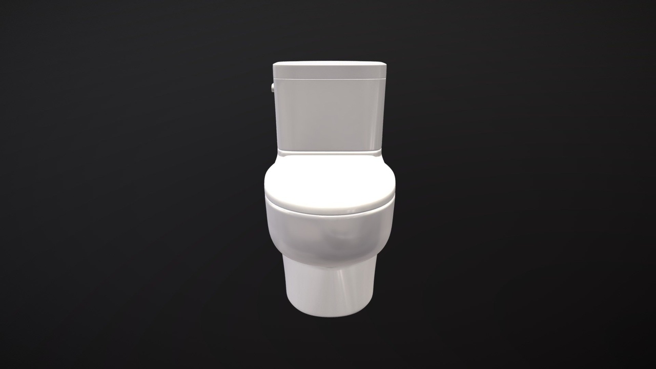 Media 1 for listing Classic White Toilet
