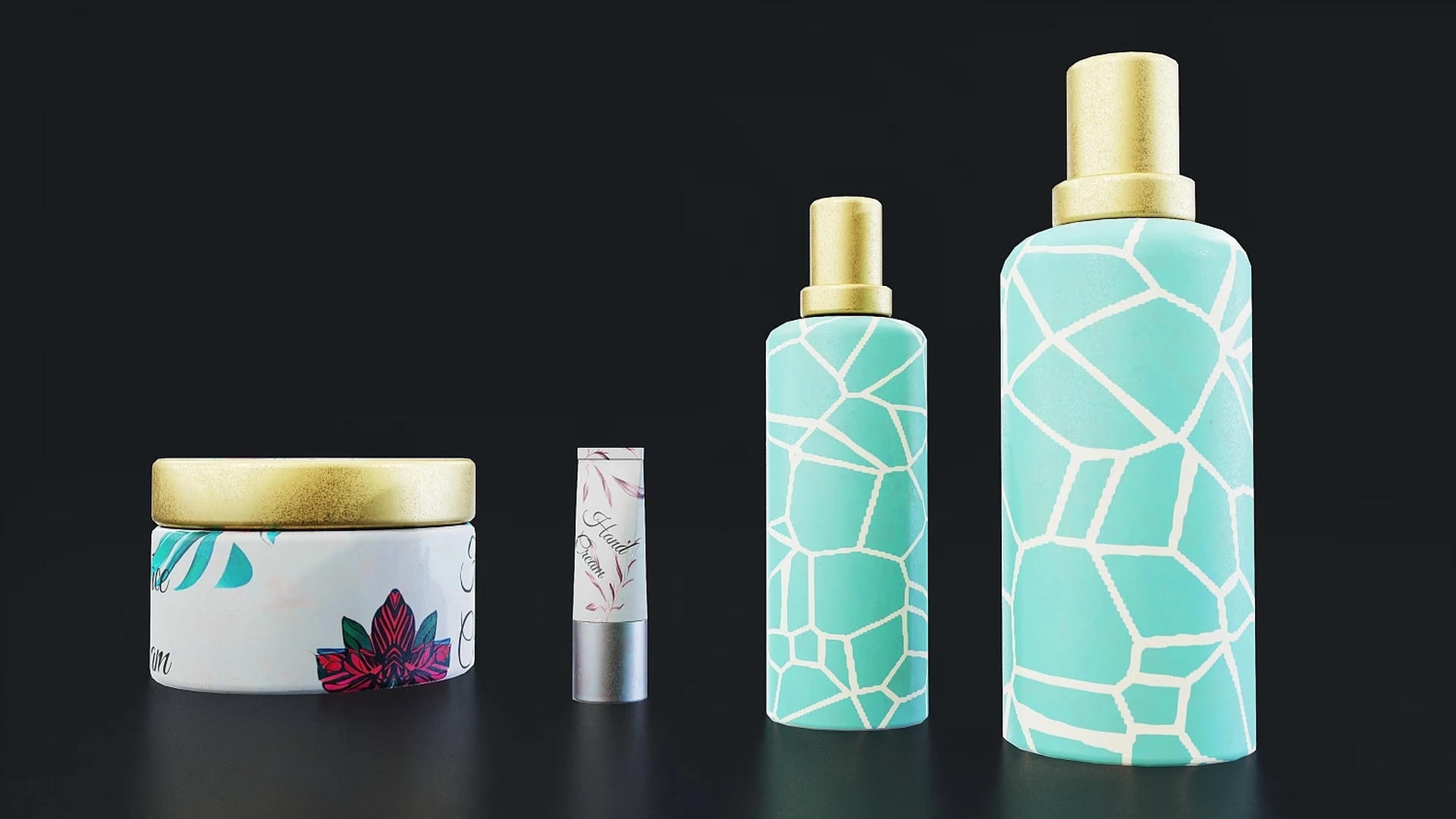 Cosmetic Bottles and Cream Jars Set | Fab