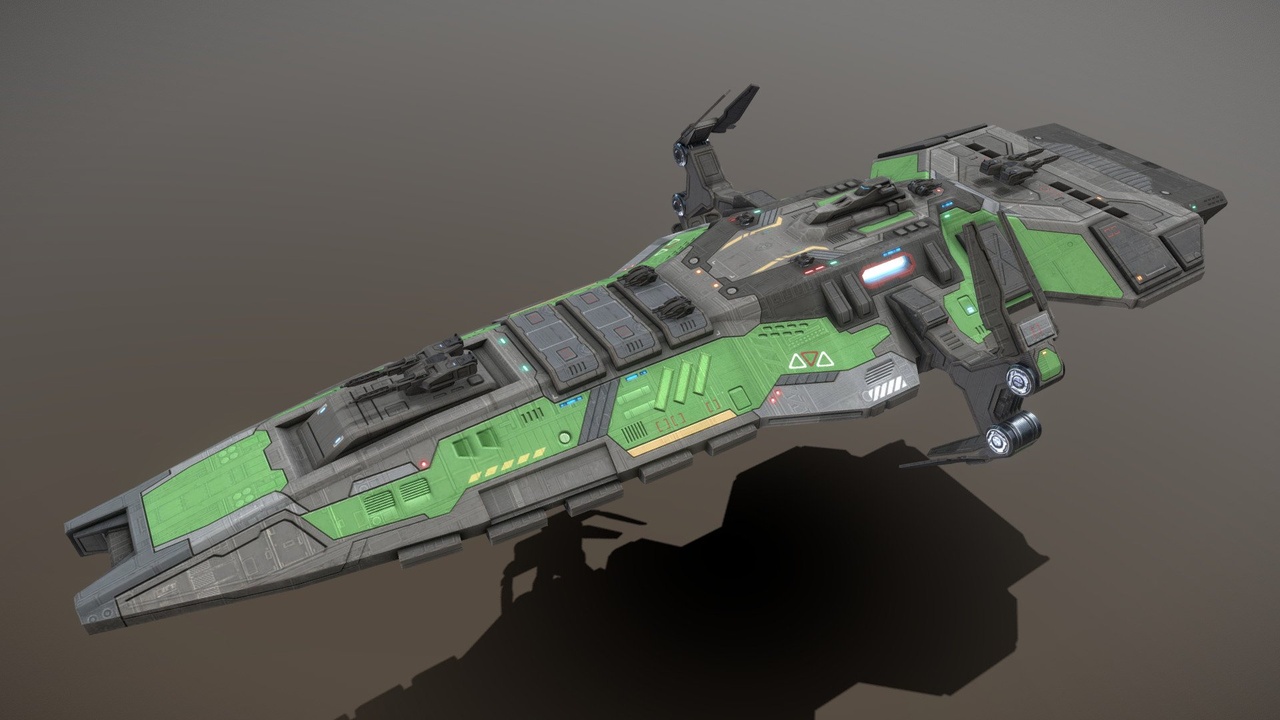Media 1 for listing Adamant Class Battlecruiser Spaceship