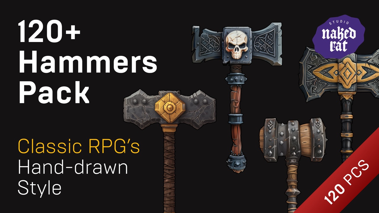 Media 1 for listing Hammers 2D Pack