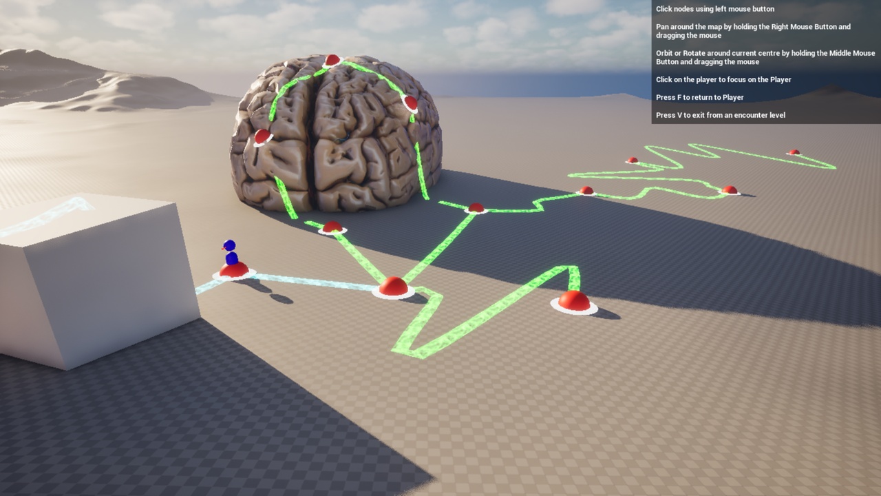 Point and click node based map system | Fab